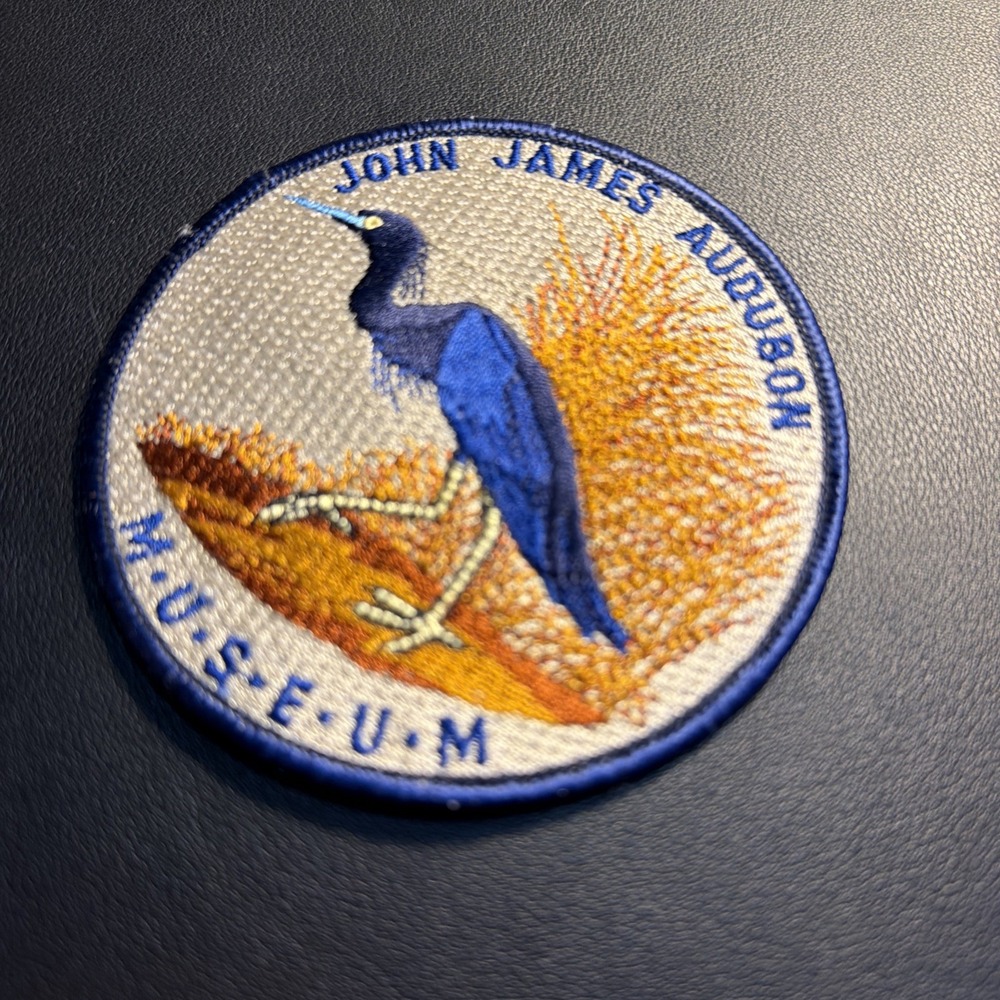 Vintage John James Audubon Museum Embroidered Patch